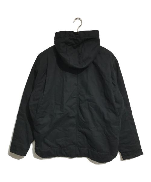 CarHartt（カーハート）CarHartt (カーハート) WASHED DUCK SHERPA-LINED UTILITY JACKET ブラック サイズ:Lの古着・服飾アイテム
