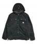 CarHartt（カーハート）の古着「WASHED DUCK SHERPA-LINED UTILITY JACKET」｜ブラック