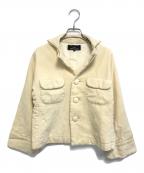 tricot COMME des GARCONSトリココムデギャルソン）の古着「縮絨３Bジャケット」｜アイボリー