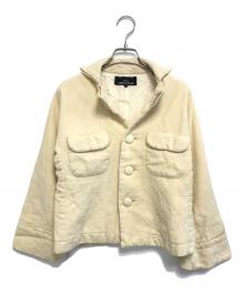 tricot COMME des GARCONS（トリココムデギャルソン）の古着「縮絨３Bジャケット」｜アイボリー