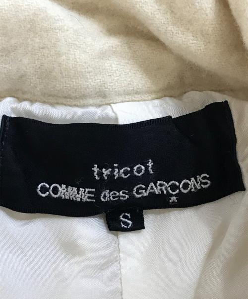 tricot COMME des GARCONS（トリココムデギャルソン）tricot COMME des GARCONS (トリココムデギャルソン) 縮絨３Bジャケット アイボリー サイズ:Ｓの古着・服飾アイテム