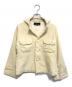tricot COMME des GARCONS（トリココムデギャルソン）の古着「縮絨３Bジャケット」｜アイボリー