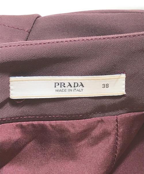 PRADA（プラダ）PRADA (プラダ) ロングスカート レッド サイズ:38の古着・服飾アイテム