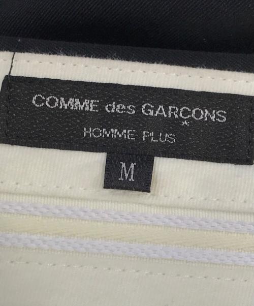 COMME des GARCONS HOMME PLUS（コムデギャルソンオムプリュス）COMME des GARCONS HOMME PLUS (コムデギャルソンオムプリュス) ウールパンツ ブラック サイズ:Ⅿの古着・服飾アイテム