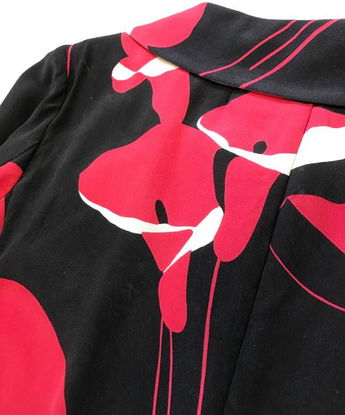 MIU MIU（ミュウミュウ）MIU MIU (ミュウミュウ) ジップアップフリルジャケット ブラック サイズ:36の古着・服飾アイテム