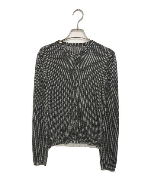 BOTTEGA VENETA（ボッテガベネタ）BOTTEGA VENETA (ボッテガベネタ) ニットカーディガン ブラック サイズ:38の古着・服飾アイテム