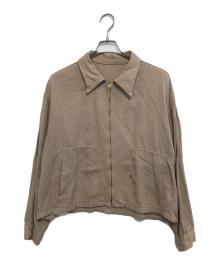 Nelco Built（ネルコビルト）の古着「レーヨンギャバジャケット」｜ベージュ