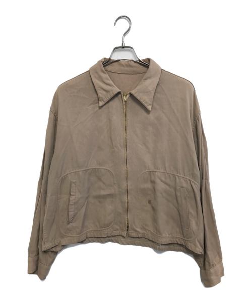 Nelco Built（ネルコビルト）Nelco Built (ネルコビルト) レーヨンギャバジャケット ベージュ サイズ:不明の古着・服飾アイテム