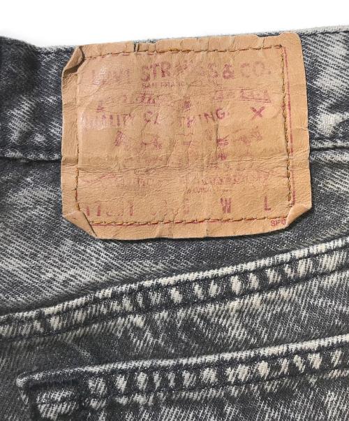 LEVI'S（リーバイス）LEVI'S (リーバイス) 先染めブラックデニム ブラック サイズ:11の古着・服飾アイテム