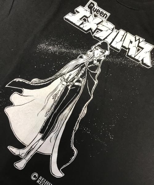 キャラクターTシャツ（キャラクターTシャツ）キャラクターTシャツ (キャラクターTシャツ) クイーン・エメラルダスキャラクターTシャツ ブラック サイズ:XLの古着・服飾アイテム