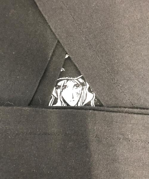 キャラクターTシャツ（キャラクターTシャツ）キャラクターTシャツ (キャラクターTシャツ) クイーン・エメラルダスキャラクターTシャツ ブラック サイズ:XLの古着・服飾アイテム