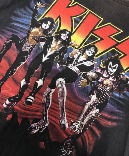 バンドTシャツ（バンドTシャツ）バンドTシャツ (バンドTシャツ) 90s KISS(キッス)バンドTシャツ ブラック サイズ:表記なしの古着・服飾アイテム