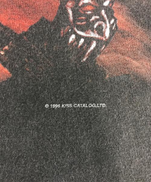 バンドTシャツ（バンドTシャツ）バンドTシャツ (バンドTシャツ) 90s KISS(キッス)バンドTシャツ ブラック サイズ:表記なしの古着・服飾アイテム