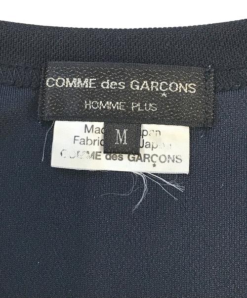 COMME des GARCONS HOMME PLUS（コムデギャルソンオムプリュス）COMME des GARCONS HOMME PLUS (コムデギャルソンオムプリュス) サイドジップロングTシャツ ブラック サイズ:Mの古着・服飾アイテム