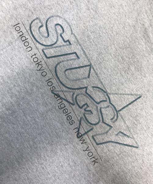 stussy（ステューシー）stussy (ステューシー) Tシャツ グレー サイズ:XLの古着・服飾アイテム
