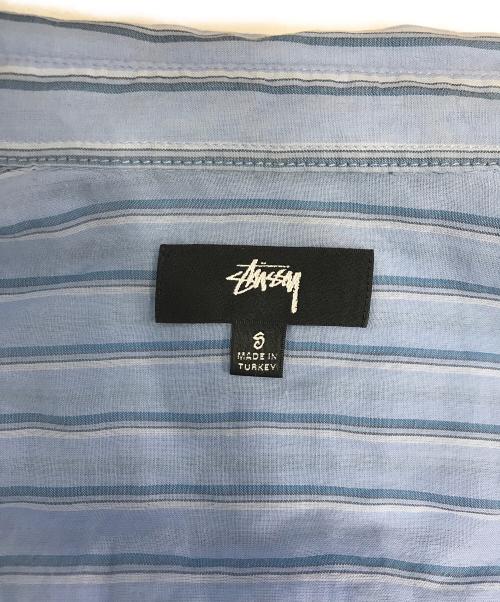 stussy（ステューシー）stussy (ステューシー) Light Weight Classic Shirt ブルー サイズ:Mの古着・服飾アイテム