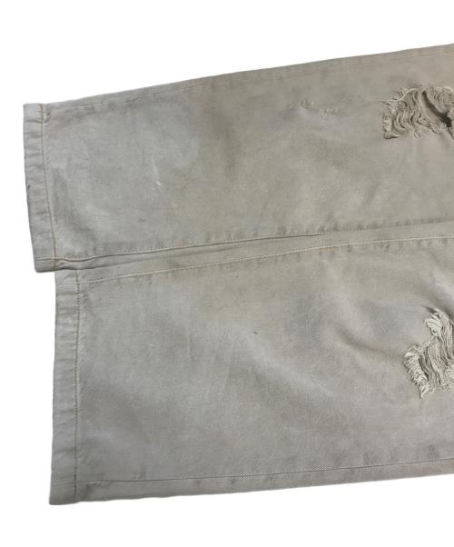 Acne studios（アクネ ストゥディオズ）Acne studios (アクネ ストゥディオス) 1991 Toj ダメージ加工デニムパンツ グレー サイズ:W28×L32の古着・服飾アイテム