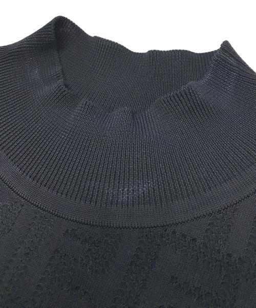 FENDI（フェンディ）FENDI (フェンディ) ズッカ柄ニット ブラック サイズ:38の古着・服飾アイテム