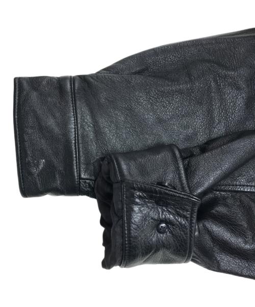 wilsons leather（ウィルソンズレザー）wilsons leather (ウィルソンズレザー) レザージャケット ブラック サイズ:Lの古着・服飾アイテム