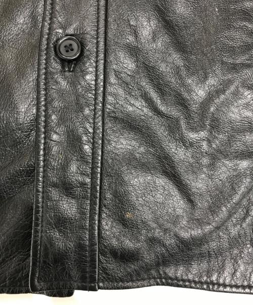 wilsons leather（ウィルソンズレザー）wilsons leather (ウィルソンズレザー) レザージャケット ブラック サイズ:Lの古着・服飾アイテム