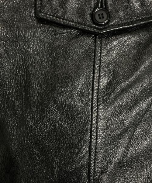 wilsons leather（ウィルソンズレザー）wilsons leather (ウィルソンズレザー) レザージャケット ブラック サイズ:Lの古着・服飾アイテム