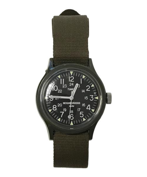 TIMEX（タイメックス）TIMEX (タイメックス) NEIGHBORHOOD (ネイバーフッド) 腕時計 ブラックの古着・服飾アイテム