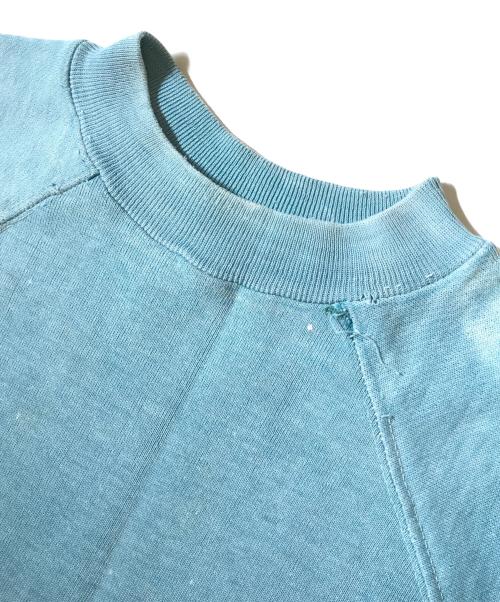Hanes（ヘインズ）Hanes (ヘインズ) 半袖ラグランスウェット スカイブルー サイズ:Mの古着・服飾アイテム