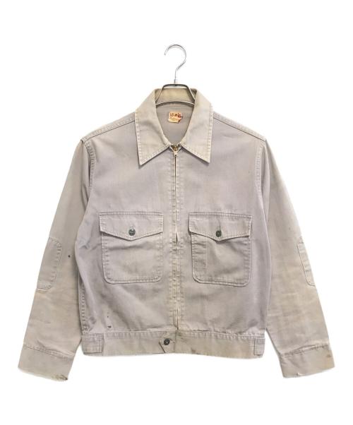 BIG MIKE（ビックマイク）BIG MIKE (ビックマイク) コットンワークジャケット グレー サイズ:表記なしの古着・服飾アイテム