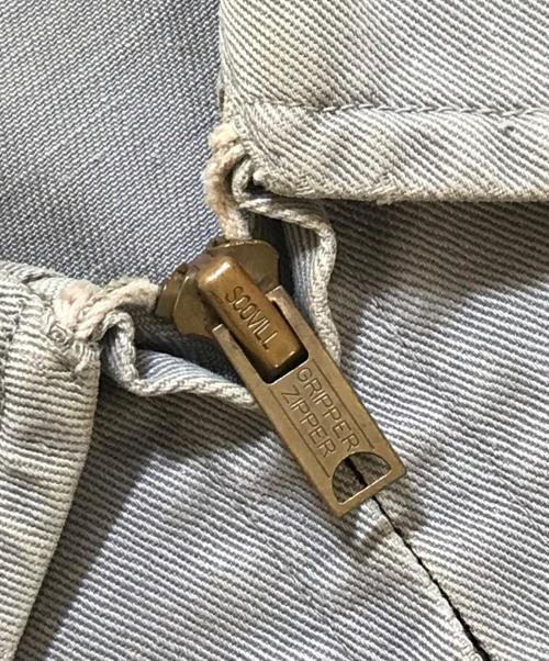 BIG MIKE（ビックマイク）BIG MIKE (ビックマイク) コットンワークジャケット グレー サイズ:表記なしの古着・服飾アイテム