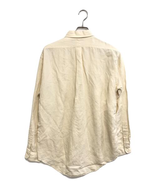 POLO RALPH LAUREN（ポロ・ラルフローレン）POLO RALPH LAUREN (ポロ・ラルフローレン) シルクリネンシャツ アイボリー サイズ:Mの古着・服飾アイテム