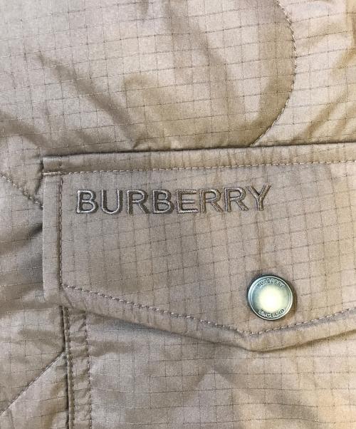 BURBERRY（バーバリー）BURBERRY (バーバリー) reversible checked quilted overshirt ブラウン サイズ:Lの古着・服飾アイテム