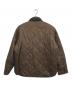 BURBERRY (バーバリー) reversible checked quilted overshirt ブラウン サイズ:L：55000円