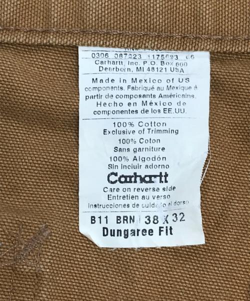 CarHartt（カーハート）CarHartt (カーハート) ダックペインターパンツ ブラウン サイズ:38×32の古着・服飾アイテム