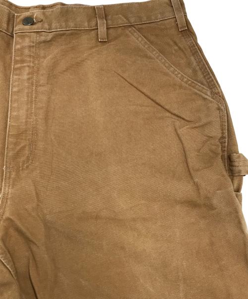 CarHartt（カーハート）CarHartt (カーハート) ダックペインターパンツ ブラウン サイズ:38×32の古着・服飾アイテム