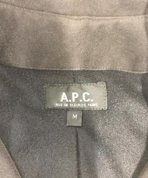 A.P.C.（アーペーセー）A.P.C. (アーペーセー) モールスキンコート ブラック サイズ:Mの古着・服飾アイテム