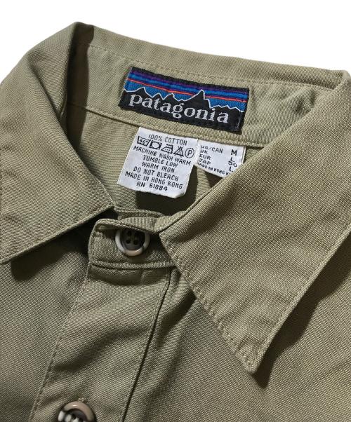 Patagonia（パタゴニア）patagonia (パタゴニア) コットンワークシャツ カーキ サイズ:Lの古着・服飾アイテム