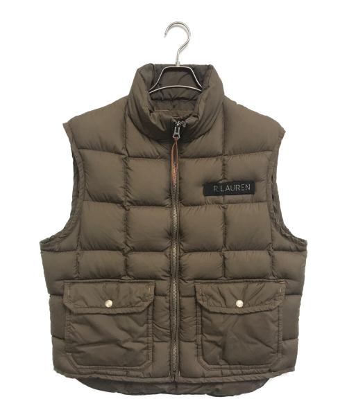 POLO JEANS CO.（ポロジーンズカンパニー）POLO JEANS CO. (ポロジーンズカンパニー) ダウンベスト ブラウン サイズ:Lの古着・服飾アイテム