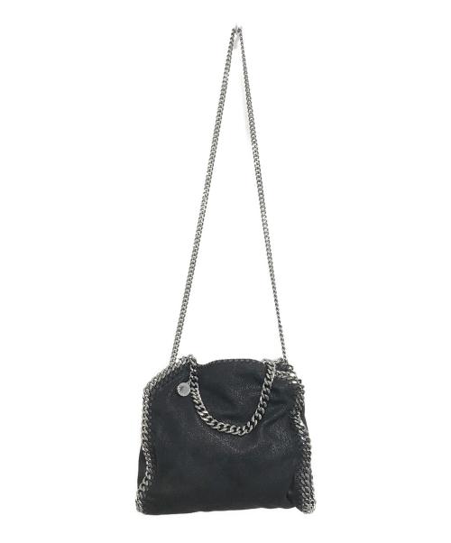 STELLA McCARTNEY（ステラマッカートニー）STELLA McCARTNEY (ステラマッカートニー) ファラベラミニチェーンショルダーバッグ ブラック×シルバーの古着・服飾アイテム