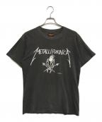 バンドTシャツバンドTシャツ）の古着「90s METALLICA(メタリカ) バンドTシャツ」｜ブラック