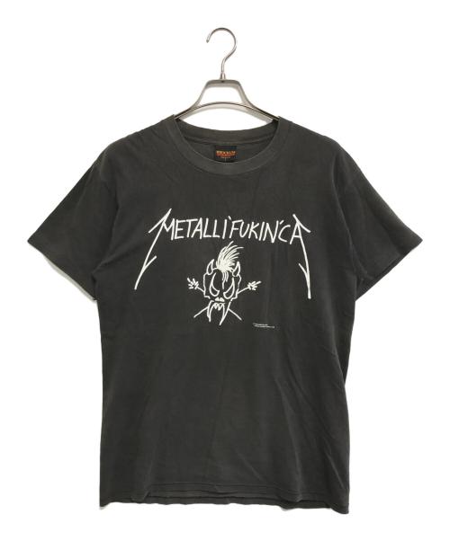 バンドTシャツ（バンドTシャツ）バンドTシャツ (バンドTシャツ) 90s METALLICA(メタリカ) バンドTシャツ ブラック サイズ:Lの古着・服飾アイテム