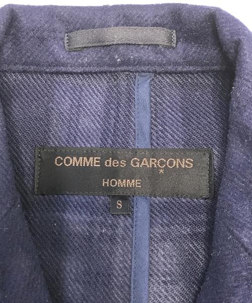 COMME des GARCONS HOMME（コムデギャルソン オム）COMME des GARCONS HOMME (コムデギャルソン オム) チェックテーラードジャケット ネイビー サイズ:Sの古着・服飾アイテム