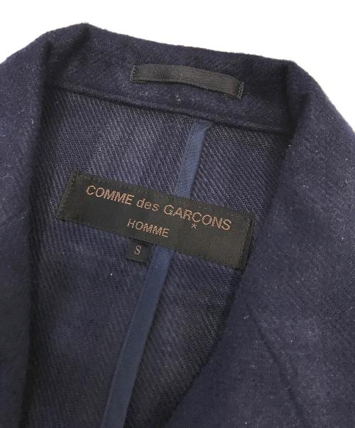COMME des GARCONS HOMME（コムデギャルソン オム）COMME des GARCONS HOMME (コムデギャルソン オム) チェックテーラードジャケット ネイビー サイズ:Sの古着・服飾アイテム