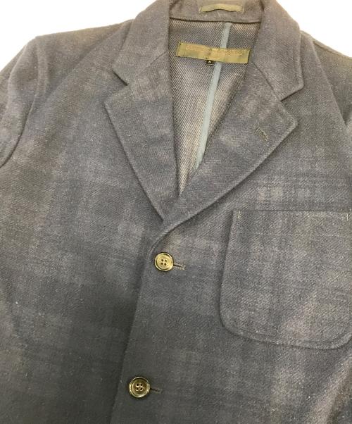 COMME des GARCONS HOMME（コムデギャルソン オム）COMME des GARCONS HOMME (コムデギャルソン オム) チェックテーラードジャケット ネイビー サイズ:Sの古着・服飾アイテム