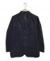 COMME des GARCONS HOMME（コムデギャルソン オム）の古着「チェックテーラードジャケット」｜ネイビー