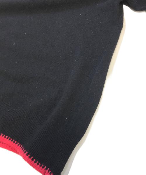 COMME des GARCONS SHIRT（コムデギャルソンシャツ）COMME des GARCONS SHIRT (コムデギャルソンシャツ) Vネックニット ブラック サイズ:XSの古着・服飾アイテム