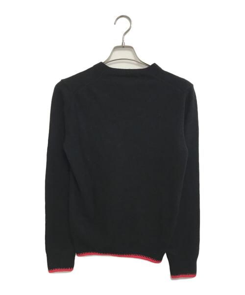 COMME des GARCONS SHIRT（コムデギャルソンシャツ）COMME des GARCONS SHIRT (コムデギャルソンシャツ) Vネックニット ブラック サイズ:XSの古着・服飾アイテム