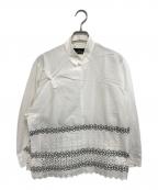 tricot COMME des GARCONSトリココムデギャルソン）の古着「チャイナシャツ」｜ホワイト