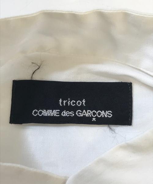 tricot COMME des GARCONS（トリココムデギャルソン）tricot COMME des GARCONS (トリココムデギャルソン) チャイナシャツ ホワイト サイズ:Mの古着・服飾アイテム
