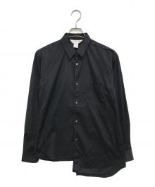 COMME des GARCONS SHIRT（コムデギャルソンシャツ）の古着「変形シャツ」｜ブラック