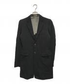 COMME des GARCONS HOMME PLUSコムデギャルソンオムプリュス）の古着「ポリ縮絨コート」｜ブラック